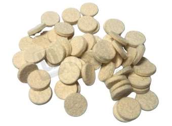 BUFFALO 3/4in  Soft Square Edge Minim Felt Wheels 10/box. For buffing - #40552-10