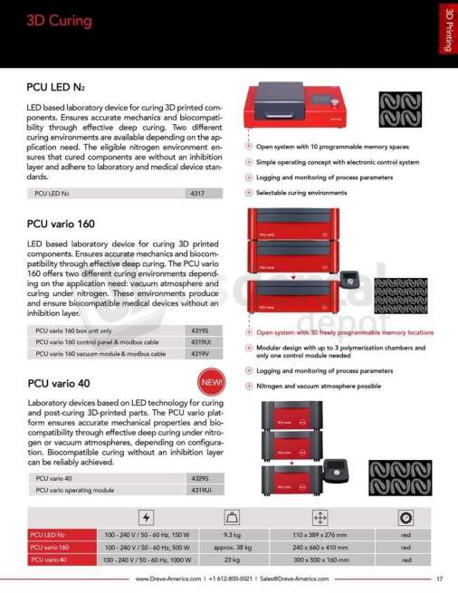 DREVE - PCU LED N2 Laboratory Device Based on LED for - # 4317
