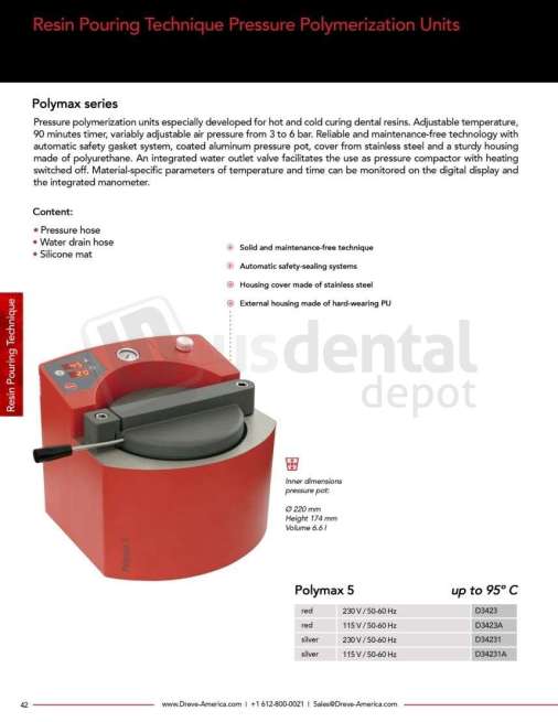 DREVE - Water Drain Pipe Complete for Polymax - # D20041