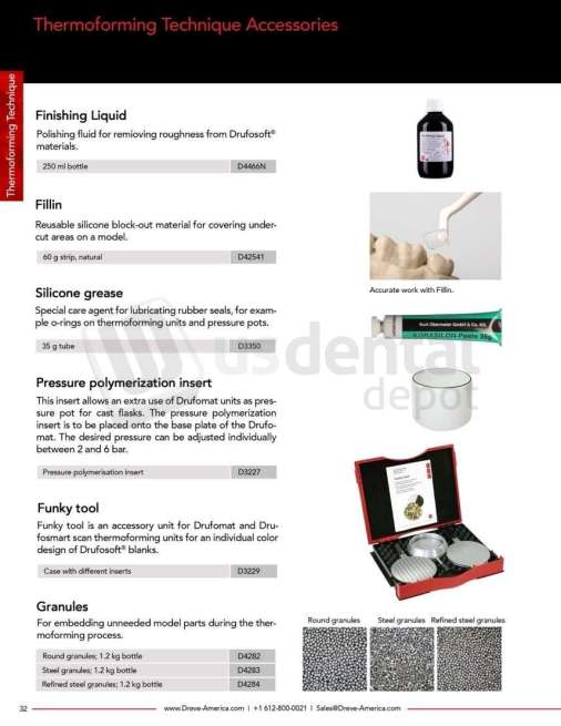 DREVE - Pressure Insert For Drufomat Thermoforming Units - # D3211