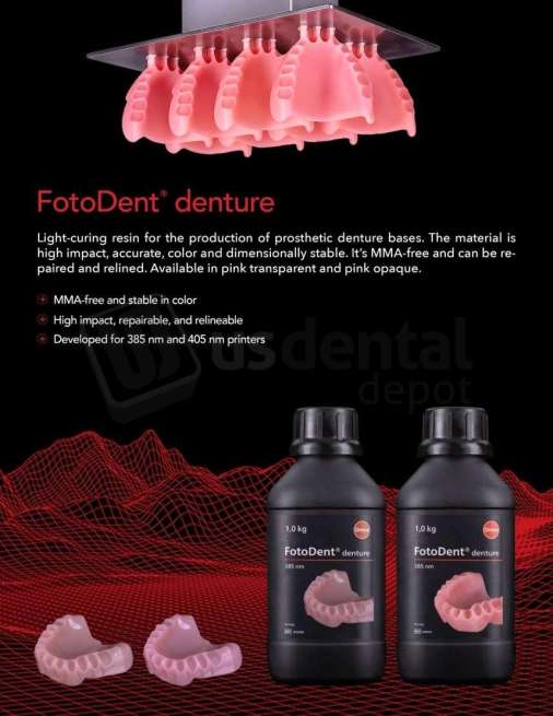 DREVE - FotoDent denture Pink-Opaque - # D35501