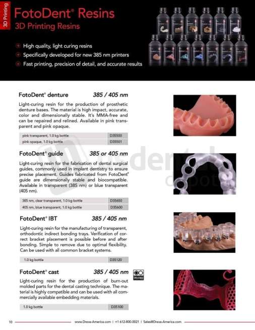 DREVE - FotoDent guide Blue-Transparent - # D35600