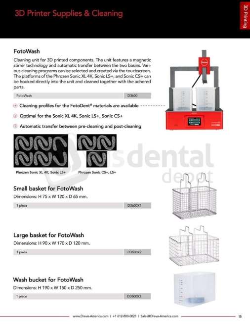 DREVE - FotoWash Laboratory device for cleaning - # D3600
