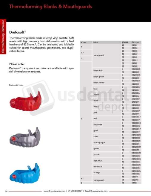 DREVE - Drufosoft 120 x 2 mm / 15 Pieces - # D4250