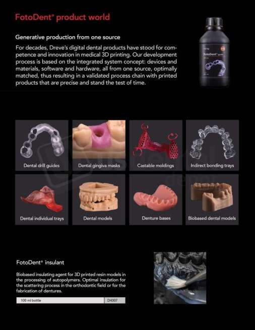 DREVE - FotoDent insulant 100ml bottle - # D4307