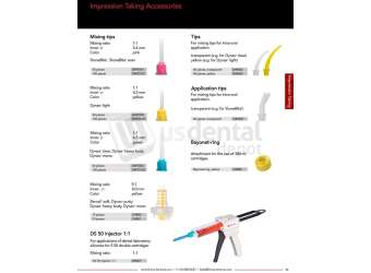 DREVE - Mixing Canulas Yellow - # D49701X5