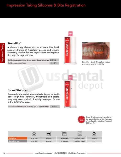 DREVE - StoneBite scan 2 x 50 ml Double Cartridges - # D504870