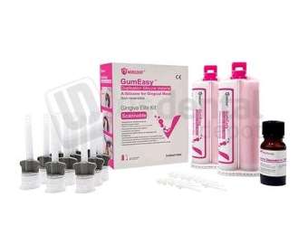 HUGE DENTAL - Addition-curing gingival mask silicone for reproducing gingival morphology in implant and fixed denture restorations with precise detail and dimensional stability. - # PERFIT-GM-Kit-S
