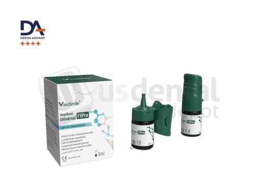 HUGE DENTAL - Universal 8th-generation light-cure adhesive compatible with self-etch, total-etch, and selective-etch techniques for direct and indirect restorations. - # HugeBond-FLIPRO