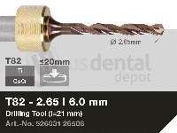 iMES iCORE - Original CORiTEC Drilling Tool for cobalt-chrome, titanium workflows. 2.65 mm diameter, 6 mm shank. - # 526031 26506