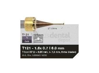 iMES iCORE - Original CORiTEC T-Tool for cobalt-chrome, titanium workflows. 1.6 mm diameter, 6 mm shank. - # 530040 1606