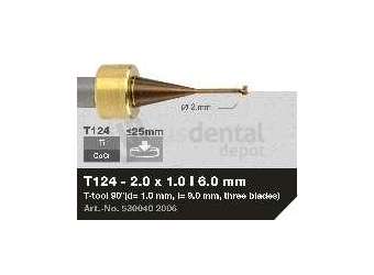 iMES iCORE - Original CORiTEC T-Tool for cobalt-chrome, titanium workflows. 2 mm diameter, 6 mm shank. - # 530040 2006