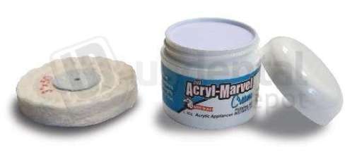 DVA - Acryl-Marvel Cream (80 g Jar) for acrylic adjustment, repair and polishing workflows. - # AMAMII