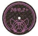 DVA - Purple Butterfly Disc (20 x 0.25 mm, 5 Pack) for laboratory cutting and contouring, 20 x 0.25 mm, 5 pack. - # BFPURPLE20.25-M