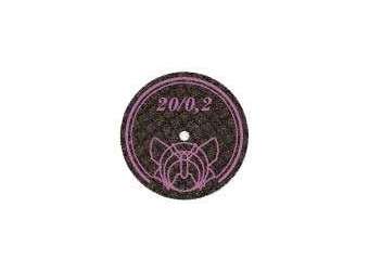 DVA - Purple Butterfly Disc (20 x 0.20 mm, 5 Pack) for laboratory cutting and contouring, 20 x 0.20 mm, 5 pack. - # BFPURPLE20.20