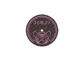 DVA - Purple Butterfly Disc (31 x 0.25 mm, 5 Pack) for laboratory cutting and contouring, 31 x 0.25 mm, 5 pack. - # BFPURPLE31.25