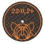 DVA - Orange Butterfly Disc (22 x 0.25 mm, 10 Pack) for laboratory cutting and contouring, 22 x 0.25 mm, 10 pack. - # BFORANGE22.25