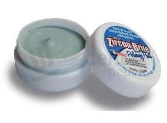 DVA - Zircon-Brite Polishing Paste (20 g Jar + 10 Bristle Brushes) for restorative finishing and polishing workflows. - # PPZIRCON-20/10