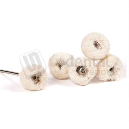 DVA - 12 Pack Of Woolies (Cotton Buff) for restorative finishing and polishing workflows. - # RSWOOLIES