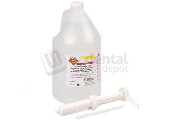 DVA - Super-Mix Ceramic Modeling Liquid (1 Gal with Pump) for professional dental laboratory workflows. - # SMSML128