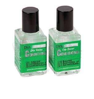 DVA - Conditioner Glass Bottles with Brushes (2 x 1 oz) for professional dental laboratory workflows. - # STGLBT1-C