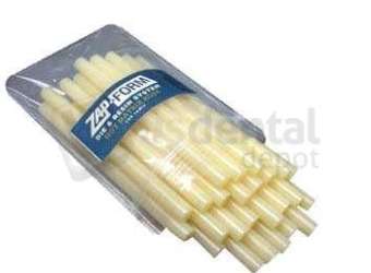 DVA - Zap-Form Hot-Melt Rods (30 Pack) for professional dental laboratory workflows. - # ZFRODS