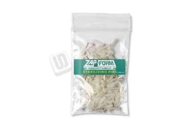 DVA - Zap-Form Stabilizing Pins (100 Pack) for professional dental laboratory workflows. - # ZFPINS100