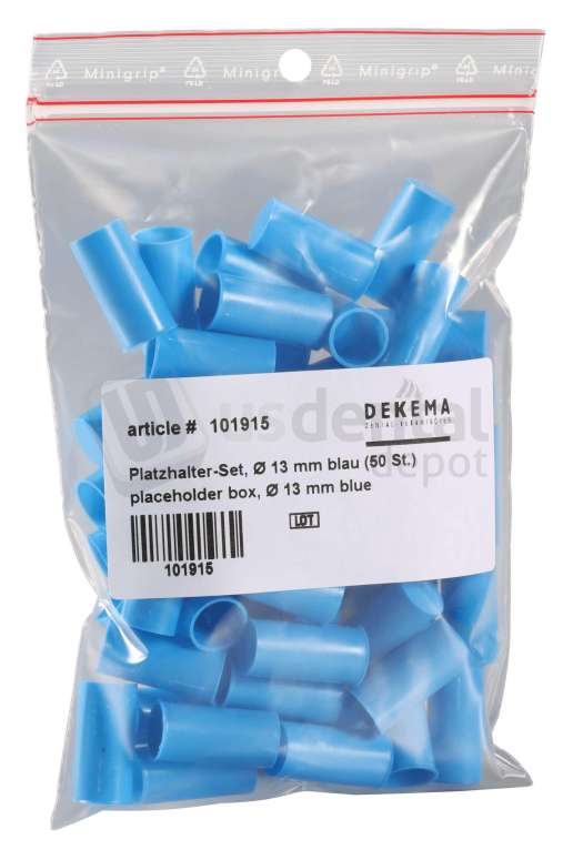 DEKEMA - Placeholder box, &Oslash; 13mm blue - # 101915