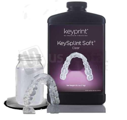 KEYSTONE - KeySplint Soft Clear 0.5kg - # 4200161  ( KeyPrint )  ( Keyprint ) 