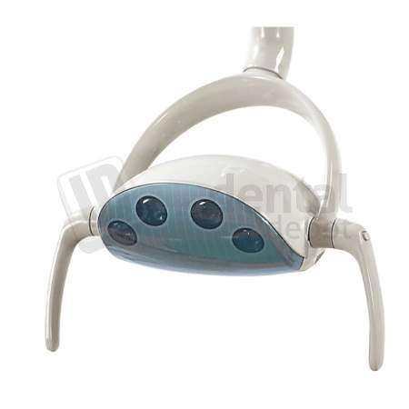 FLIGHT DENTAL - Flight Torch LED Light Post Mounted with Light Post and Plate, Standalone Configuration for A6 Delivery Unit Standalone Setup - # LL-305F-SA