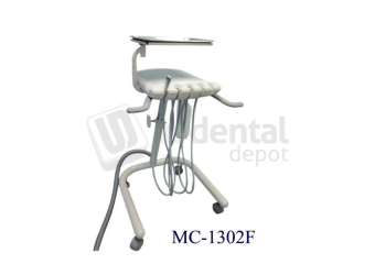 FLIGHT DENTAL - Flight Dental Systems TRAD-2002 Premium Traditional Downhung Delivery Head, Upgraded Touchpad and Trim, 3 Handpiece, 3-Way Syringe, Water Bottle System - # TRAD-2002