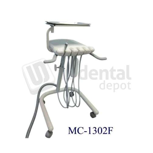 FLIGHT DENTAL - Flight Dental Systems TRAD-2002 Premium Traditional Downhung Delivery Head, Upgraded Touchpad and Trim, 3 Handpiece, 3-Way Syringe, Water Bottle System - # TRAD-2002