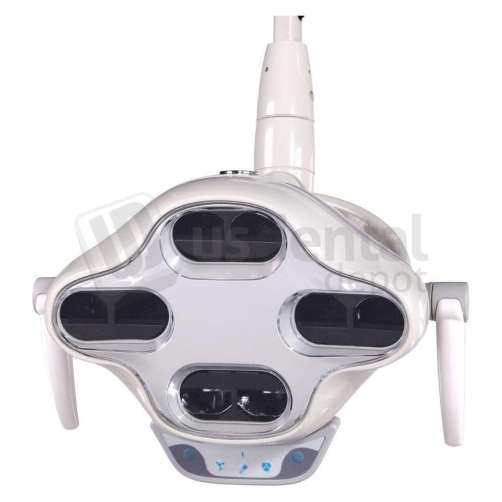 FLIGHT DENTAL - G.Comm IRIS LED Operatory Light, Wall Mounted, Adjustable 4200K-6000K Color Temperature, 8000-35000 Lux Intensity, 8 LEDs, Triple Axis, Aluminum Construction - # CWL-306G
