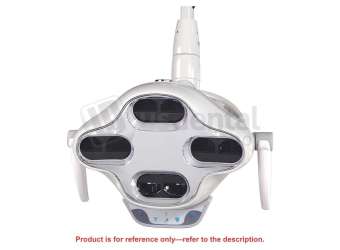 FLIGHT DENTAL - G.Comm Removable Handle Cap Light Grey, Replacement End Cap for Operatory Light Handles - # 86.E000.0030