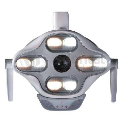 FLIGHT DENTAL - G.Comm iView Vision System with Camera, Trolley Mounted with Light Arm and Trolley Post and Base with Casters, Component to HDMI Converter, Italy Manufactured - # TR-307GIV