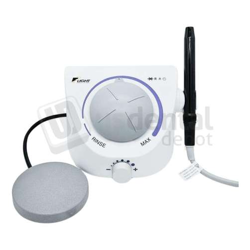 FLIGHT DENTAL - Flight Deluxe Magnetostrictive Scaler Model 2, 30kHz Frequency, Compatible with Cavitron-Style Inserts, Built-In LED Light - # FMS-2530R2