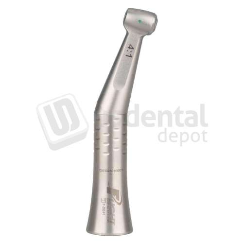 FLIGHT DENTAL - Flight 4:1 Contra Angle, No Water Spray, Latch Type Bur, Reduces Speed for Endodontic and Hygiene Applications - # F-DE41