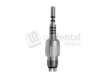 FLIGHT DENTAL - Flight Kavo Quick Disconnect E-Generator Fiber Optic Coupling, Connects Standard 4-Hole Tubings to Kavo Multiflex Handpieces - # QC-165K