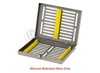 FLIGHT DENTAL - Flight Dividers for 10 Instrument Cassettes, Replacement Silicone Retention Bars for CA-1001 - # D-1001