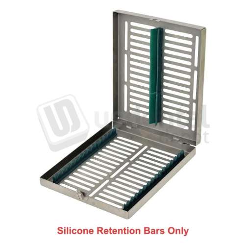 FLIGHT DENTAL - Flight Dividers for 15 Instrument Cassette, Replacement Silicone Retention Bars for CA-1501 - # D-1501