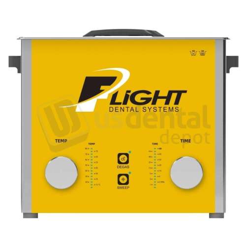 FLIGHT DENTAL - Flight SonicArc Ultrasonic Cleaner 3.2L, 120/60W Ultrasonic Power, 200W Heating, 40kHz Frequency, Compact Stainless Steel Tank - # UC-6032