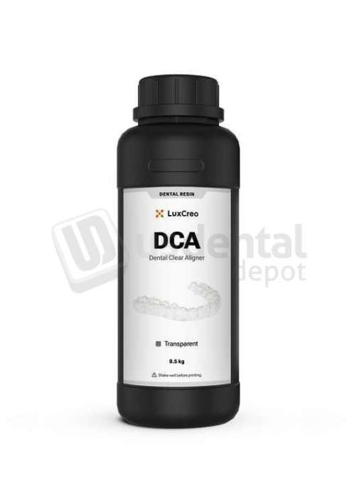 LUXCreo - DCA Direct Print Aligners Clear 3D Resin  1kg - #  MT-DCA19-CL01-A0