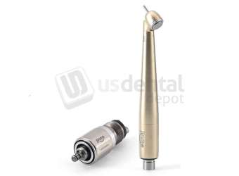 JINME - JINME J45-TUQP High Speed Air Turbine Dental Handpiece with 100 percent rear exhaust, special 25 millimeter bur capability, and Germany ceramic bearings. Designed to direct exhaust air away from the prep site. - # J45-TUQP