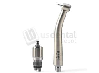 JINME - JINME J7-TUQ High Speed Air Turbine Dental Handpiece with German bearings, zero retraction anti-suckback valve, titanium coating, and quick coupling. Designed to prevent cross-contamination through the handpiece. - # J7-TUQ