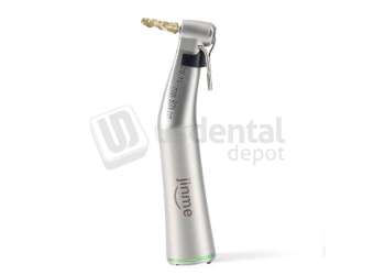 JINME - JINME 20:1 Reduction Fiber Optic Implant Contra-Angle Handpiece with eight pieces of German bearings, high torque up to 80 Newton-centimeters, fiber optic illumination, and easy-to-disassemble construction. - # IMP-20-1
