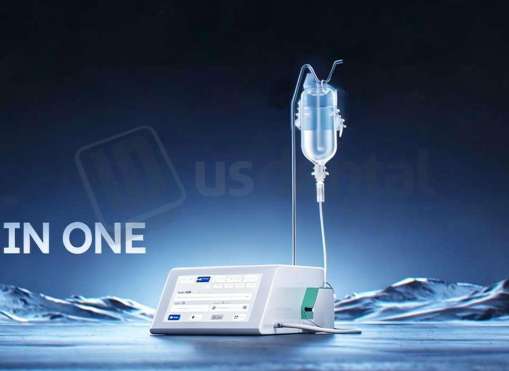 JINME - JINME ES70 Portable Surgical System, Implant-Only configuration. Includes one 40:1 implant handpiece. Fully portable with no compressed air or external water supply required for operation. - # ES70-IMP