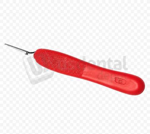 PRIMA Dental - PRIMA DENTAL plastic surgical scalpel handle number 6, red, accepts number 10 surgical blades, lightweight polymer handle for general surgery and dental procedures, brand new, sold individually as one piece. - # 371249403218