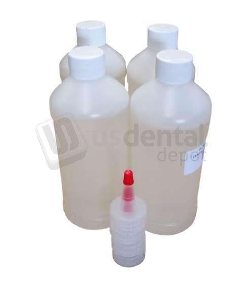 TECHWEST - Tech-West CO-100 Compressor Oil, case of four 16-ounce bottles. High-grade synthetic lubricant specially formulated for oil-lubricated dental air compressors, with an anti-wear additive that reduces piston friction and extends compressor service life. - # CO-100
