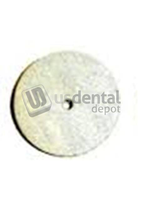 BESQUAL #3 WHITE Unmounted Stone Wheel W303 - 100pk -19mm x 4mm Piedra Blanca Rueda - #103-4303