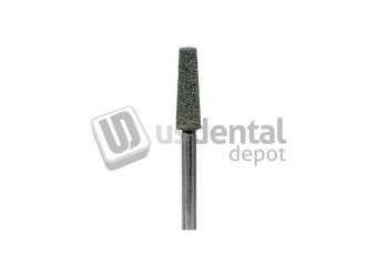 BESQUAL  GREEN Mounted Grinding Stone #20, 100pk. Flat End Taper, Excellent - G20 - #101-1020